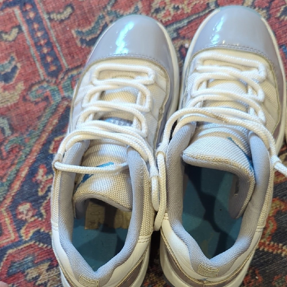 White and Gray Sneakers
